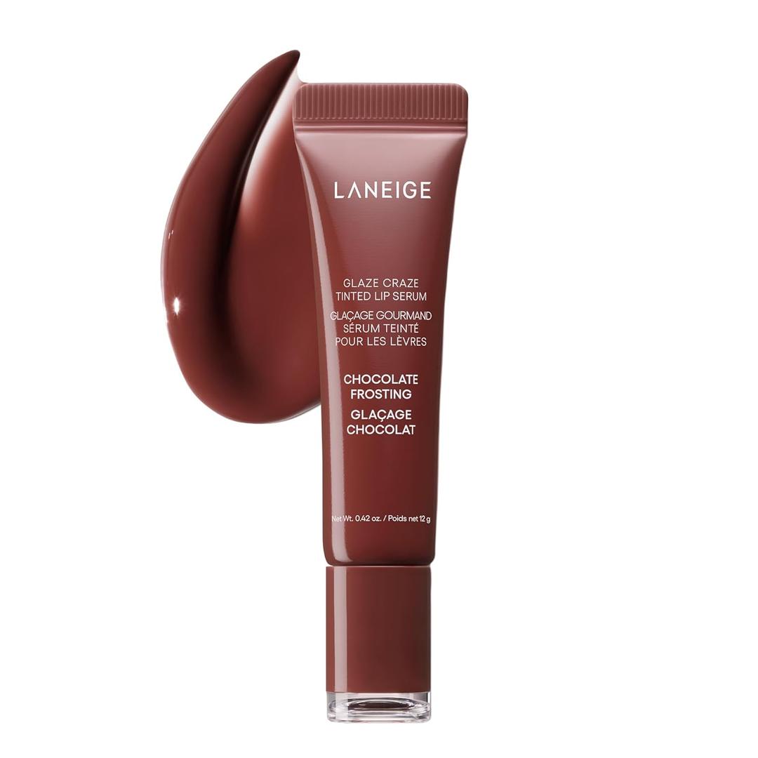 LANEIGE Glaze Craze Tinted Lip Serum: Hydrating Lip Serum for Glossy, Nourished Lips with Plumping Polypeptides