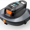 Vida pool Cordless Robotic Pool Vacuum Cleaner,Portable Swimming Pool Vacuum Self-Parking Technology with LED Indicator,Ideal for Above Ground/Flat Pools up to 860 Sq.Ft,Lasts 90 Mins-Grey