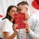 3 x Valentines Day Card,Valentines Day Cards Gifts for Him Her,Valentines Day Card for Husband Wife Boyfriend Girlfriend Fiancee Fiance Men Women with Sweet Message