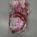 5 x Pink Heart Shape Headband Glitter Sunglasses Sequin Earrings Valentines Day Halloween Cosplay Costume Accessories Set