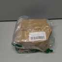 Absorbent Hexagon Black Marble Coasters for Drink with Gold Holder and Cork Base Set of 6 Decorative Tabletop Protection for Bar Kitchen Home and Dining Room