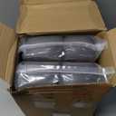 Gisafai 2 Pcs 60 Inch Long Door Draft Stopper Under Door Draft Blocker Noise Wind Stopper for Home Balcony Office(Grey, Regular Styles) (Gray)