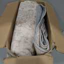 Art&Tuft 2x3 Rug for Entryway - Small Washable Entryway Rug with Non-Slip Backing, Stain Resistant Pet Friendly Door Mat for Kitchen, Front Door, Bathroom, Laundry, Beige