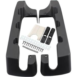 4" Hard Stretched Saddlebag Extension For Harley Touring Models Electra Street ultra Glide Road King Classic FLHTC EFI FLHTCI FLHRC 1994-2013 (Gloss Black)
