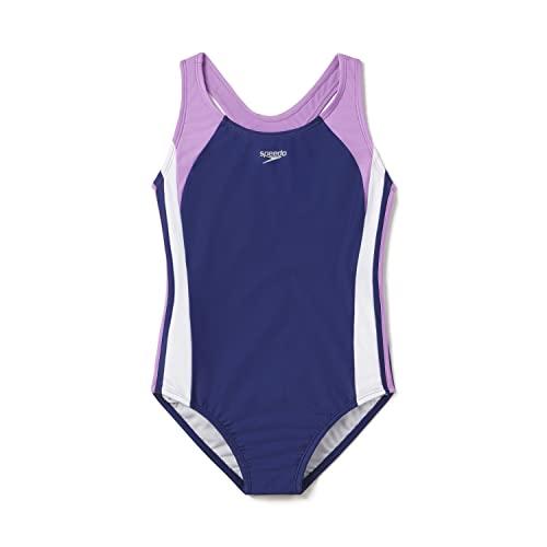 Speedo Girl's Swimsuit One Piece Infinity Splice Thick Strap 12