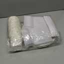 Zhehao 25 Sets Baptism Plates Napkins Party Supply First Communion Decorations God Bless Disposable Cups Cutlery for Newborn Baby Shower Christening Church (White)