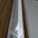 LazBlinds No Drill Roman Shades, Blackout, 35" W x 72" H, Natural