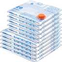 MEIQIHOME Vacuum Storage Bags, Space Saver Sealer Bags,Vacuum seal bags for clothing, Pillows, Comforters, Blankets, Bedding,Travel,10 COMBO (5 Jumbo 5 Large)