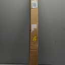 No Drill Zebra Blinds for French Door, 34 5/8" W x 72" L, Grey