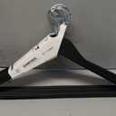 ClosetSelect Velvet Hangers, Black  5 Set