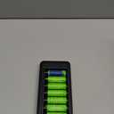 Amazon Basics Rechargeable AA NiMh Batteries with 8-Bay Battery Charger, USB-C Port, No AC Power Adapter, 8 Count (Pack of 1), Black