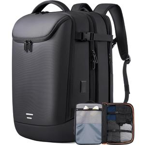 Travel Carry on Backpack 50L Expandable Flight Approved Backpacks 17.3 inch Laptop and USB Charging Port bags Water Resistant Business Back Pack for Women & Men