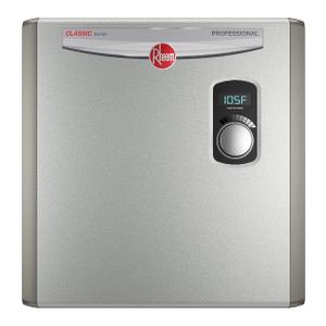 Rheem RTEX-24 24kW 240V Electric Tankless Water Heater, Gray
