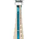Oichy CN Tower Building Blocks Set, 400 PCS Famous Architecture Model Building Kits, Collection CN Tower Model Blocks for Adults and Kids