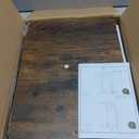 Adjustable C-Shaped End Table, Small Side Table for Couch, Sofa TV Tray Table for Living Room, Bedroom, Bedside ET-SA-BRW1