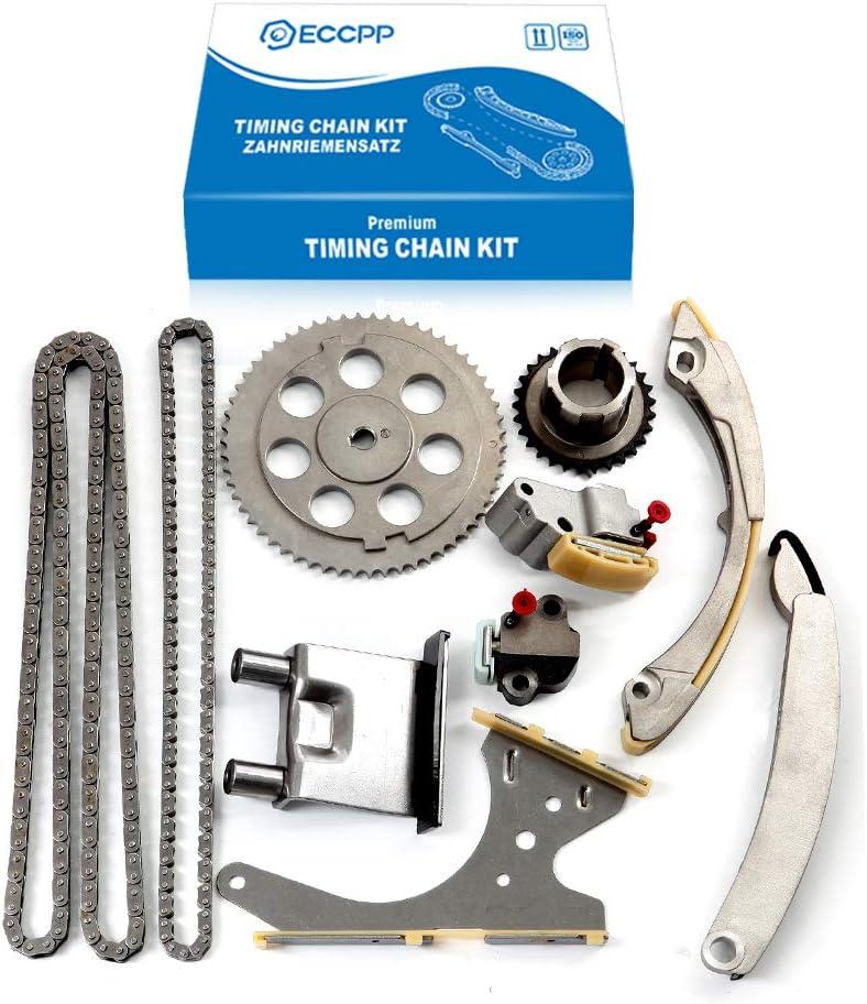 ECCPP Timing Chain Kit fits for 2007 2010 for Chevy Colorado for GMC Canyon Hummer H3 H3T Isuzu i-290 i-370 3.7L 2.9L TK10437C