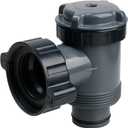 Plunger Valve for Intex Pools,Plunger Valve Connection Pool Pump Hose of 38 Compatible, plunger valve and outlet ,Above Ground Pool Filter Pump On Off Plunger Valve Part, for intex pool accessories