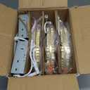 DLLT LED Recessed Ceiling Light: 6 Pack 8 Inch Slim Recessed Lighting for Kitchen - 5CCT Dimmable Canless Wafer Downlight for Living Room - 1800LM Brightness 6W LED Can Lights for Bedroom ETL FCC