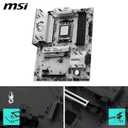 MSI B850 Gaming Plus WIFI6E Motherboard, ATX - Supports AMD Ryzen 9000/8000 / 7000 Processors, AM5 - DDR5 Memory Boost 8200+ MT/s (OC), PCIe 4.0 x16, M.2 Gen5, Wi-Fi 6E, 2.5G LAN