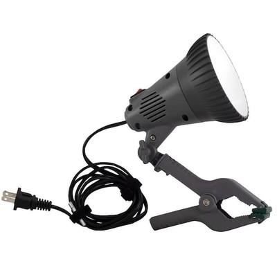 Miracle-Gro 8 in. 15-Watt White LED 3 Adjustable Spectrum Plant Grow Clamp Light