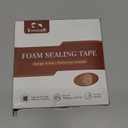 Yotache Weather Stripping (.25) 1/4 Inch Wide X 1/16 Inch Thick (New Adhesive Craft), Thin Foam Seal Gasket Tape for Window, Dashboard, Sliding Door Jamb, 65 Ft Length (2 Strips of 33 Ft Each)