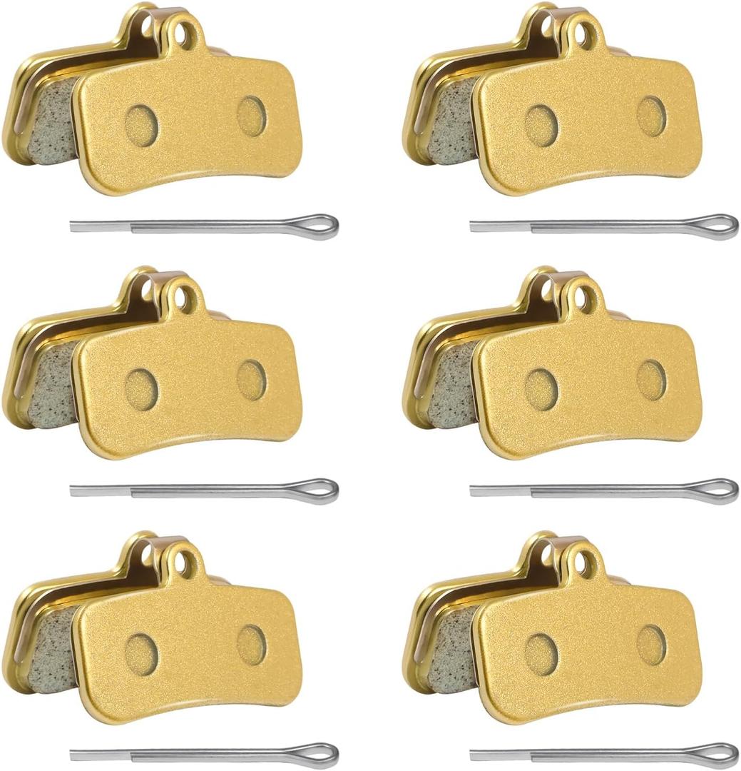 6 PCS Brake Pads for Surron, Front & Rear Brake Pads for Surron Light Bee X/S, Talaria Sting MX3 MX4 XXX, Segway X260 X160, eRide Pro SS 2.0/3.0 SR S 72V, Rawrr Mantis X Mini R/R17 48V Mantis Mini Pup