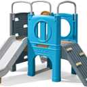 Step2 Scout & Slide Climber Playset for Kids, Outdoor Slide & Climbing Wall
Toddler Slide and Climbing Wall, Outdoor Playground for Backyard, Sturdy Plastic Frame with Metal Accents, Ages 2-6