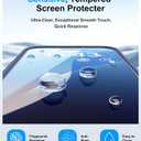 BXYJY for iPhone 16 Pro Max Case Wallet with Screen Protector (Tempered Glass), Slide Camera Cover, Military Grade Drop, Card Holder (4-5 Cards), Heavy Duty Men Women Case for iPhone 16 Pro Max, Blue