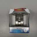 Command Accessory Organizer, Holds up to 2 lb, 3.36" x 3.78" x 4.4" Organizer with 2 Medium Water-Resistant Strips, Satin Nickel, Damage-Free Bathroom Organization