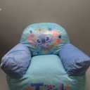 Disney Stitch Kids Sofa Bean Bag Armchair, Soft Plush Lounge Chair for Bedroom or Playroom