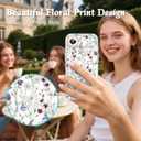MILPROX Compatible with iPhone Air Case Floral - Flowers Girly Design for Women Girls - Clear Elegant Pretty Aesthetic Classy Retro Phone Cover for iPhone 17 Air 6.5'' - Garden