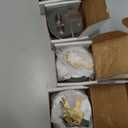 IRONWALLS Keyed Alike Puck Lock 4 Packs, 2-7/8Steel Heavy Duty Hidden Shackle Padlocks with 16pcs Keys, Silver Round Puck Locks with 1.7" (L) x 0.59" (H) x 1.2(D) Shackle Opening, Without Hasp