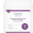 Veterinary Formula Clinical Care Antiparasitic & Antiseborrheic Medicated Dog Shampoo, 128oz  Help Alleviate Your Dog's Flaky Skin and Coat  Paraben, Dye, Soap Free
