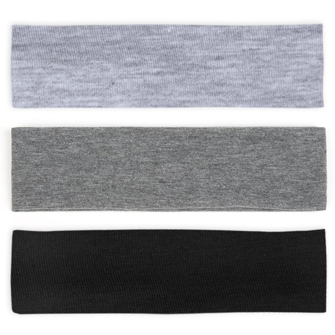2 x TERSE Headbands for Women Non Slip Thick Headband Stretchy Sweat Bands Headbands for Yoga Workout Every Day Basic Fashion Hair Accessories