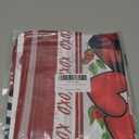 XCHI Plaid Love Hearts Valentine’s Day Tablecloth Rectangle Table Cloth Washable Table Covers for Indoor Outdoor Dining Home Party Decorations 60x84 Inch