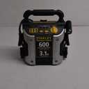 STANLEY J309 Portable Power Station Jump Starter: 600 Peak/300 Instant Amps, 3.1A USB Ports, Battery Clamps