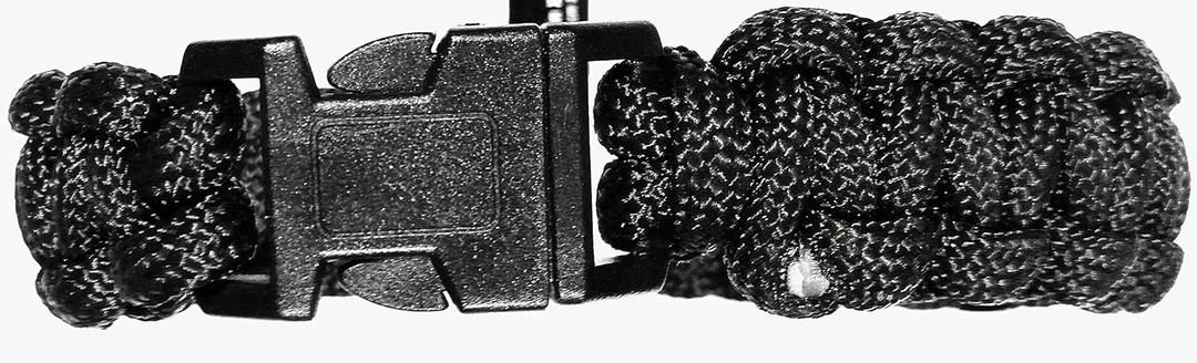 3 x Everbuilt Paracord Bracelet, 9 in., Black