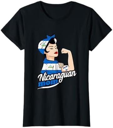Nicaraguan Roots Nicaraguan Mom Strong Woman Nicaragua T-Shirt, Size Large