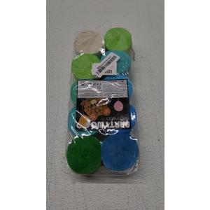 PartyWoo Crepe Paper Streamers 10 Rolls 820 ft Pack of Blue Pastel Blue Green and Lime Crepe Paper for Graduation Wedding Baby Shower Gender Reveal Birthday Party Decorations (1.8 Inch x 82 Ft/Roll)