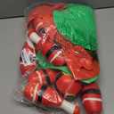 Libima 12 Pcs Christmas Bowling Set Santa Claus Snowman Bowling Set 10 Soft Foam Bowling Pins 2 Bowling Balls Set Toy Bowling Set for Game Indoor Outdoor Xmas Party Supplies (Red)