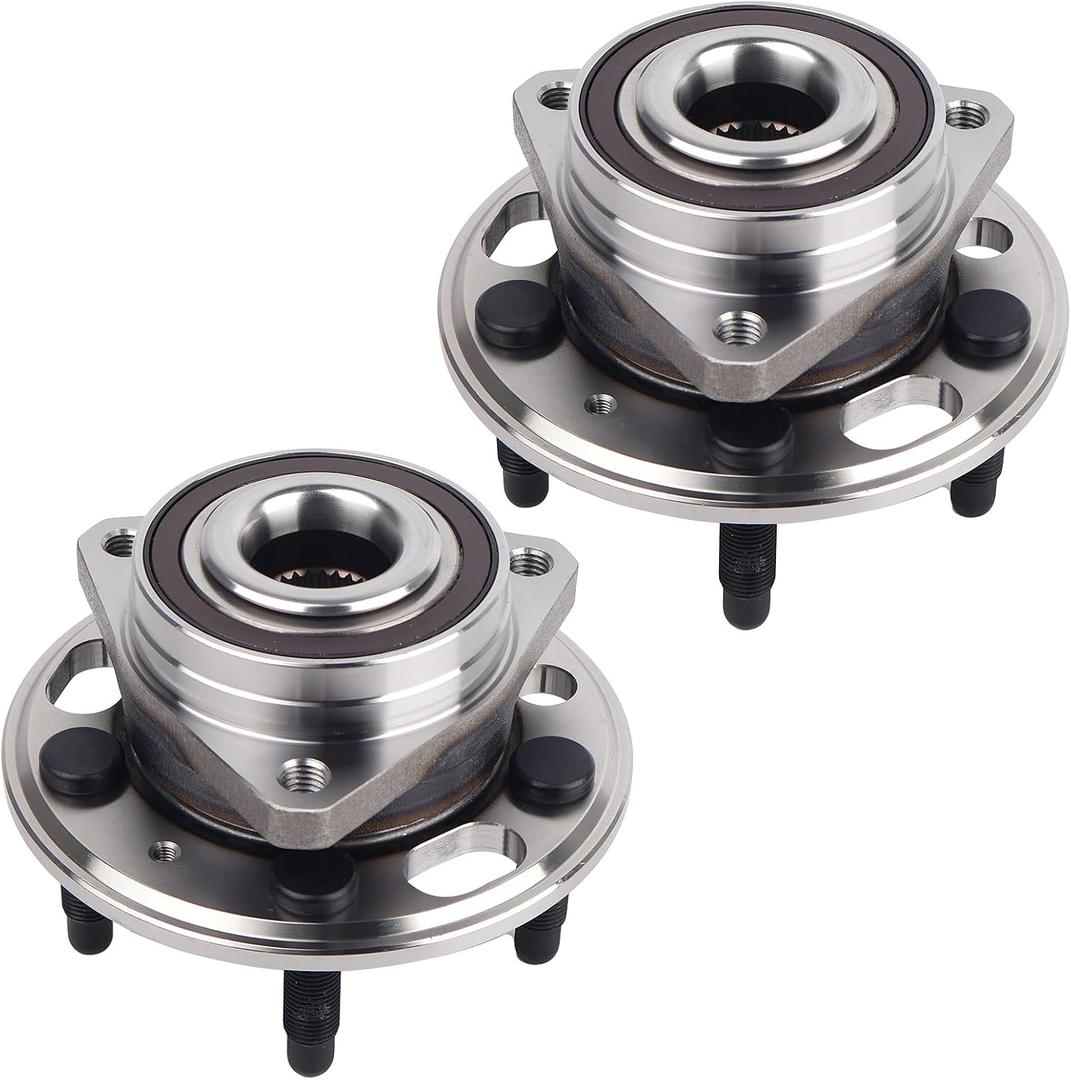 PAROD Pair 513288 Front/Rear Wheel Hub Bearing Assembly Compatible with Chevy Malibu, Impala, Equinox, GMC Terrain, Buick Lacrosse, Cadillac XTS, CTS, Regal, 5 Lugs w/ABS