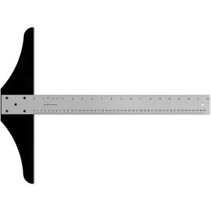 Heavy-Duty Aluminum T-Square for Art, Framing & Drafting, 18-inch