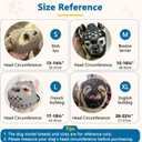 BARKLESS Short Snout Dog Muzzle, Soft Silicone Flat Faced Muzzle for French Bulldog Shih Tzu and Pug for Biting Chewing Licking and Grooming, Allows Panting