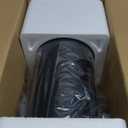 Qcen Juicer Machine, 800W Centrifugal Juicer Extractor with Wide Mouth 3” Feed Chute for Fruit Vegetable, Easy to Clean, Stainless Steel, BPA-free (Black)