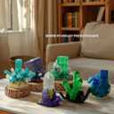 Nifeliz Geology Rock Collection Building Set for Adults, 6 Mineral Models for Creative Desk Display, Nature-Inspired Gift for Home Decor Lovers (651 PCS, NF10363)
