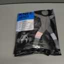 2 x POWERLIX Adjustable Compression Knee Brace for Men & Women, featuring Stabilizers & Patella Support, Optimal Recovery for Knee Pain, Medical Knee Sleeve for Arthritis, Weightlifting, Dance, Running (Large, Black with Strap)