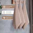 Brown Dish Towels 5 Pack, Ultra Absorbent, 16"x26", Diamond Weave Towel Set, Reusable, Durable, Quick Dry Cotton Kitchen Towels for Cleaning Counters, Drying Dishes, Everyday Cleanup