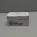 9 Pack White Wide Mouth Mason Jar Lids with Silicone Rings, Plastic Mason Jar Lids,Plastic Canning Lids, Fit Ball,Kerr and More (White)