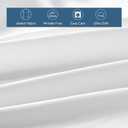 Box Spring Cover Twin Size - Jersey Knit & Stretchy Wrap Around 4 Sides of The Box Spring, Alternative for Bed Skirt, Ultra Soft, Wrinkle & Fading Resistant, White