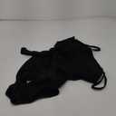 Viottiset Women's Bandeau One Piece Swimsuit Strapless Tie High Cut Out Bathing Suit, Medium